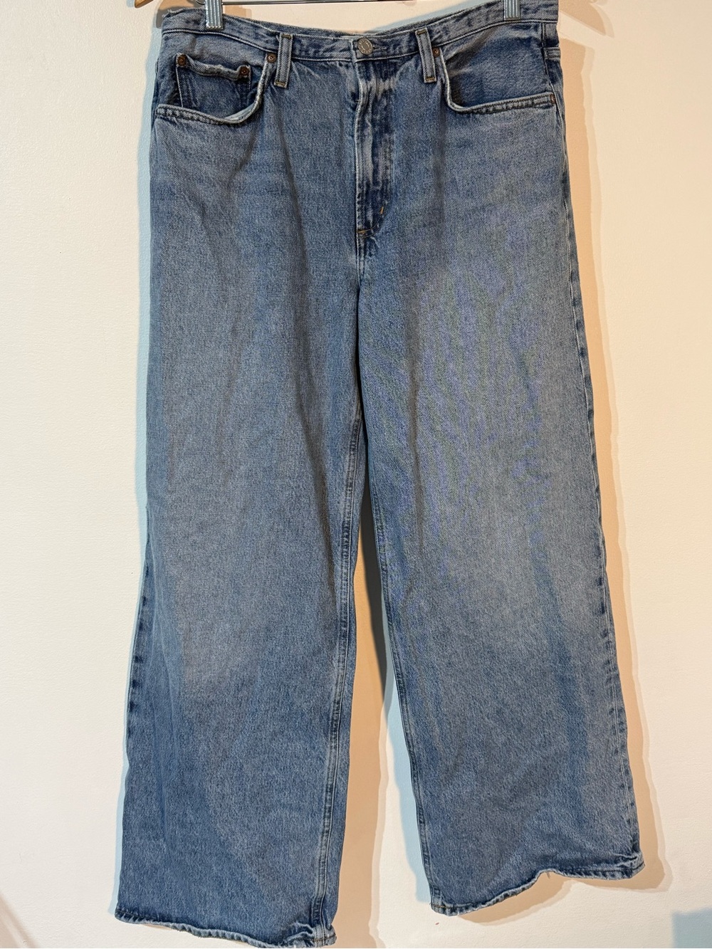 Agolde Keira wide leg jeans denim size 28